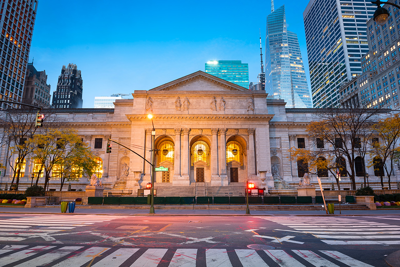 Bryant Park and the New York Public Library: between culture and urban delights